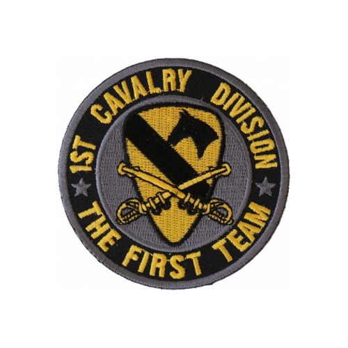 1st Cavalry Division Patch The First Team 