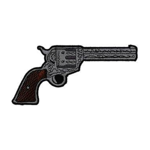 Revolver Hand Gun Patch 
