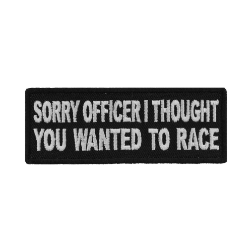 Sorry Officer I thought you wanted To Race Patch 