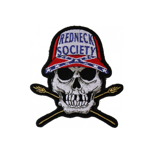 Redneck Society Skull Patch