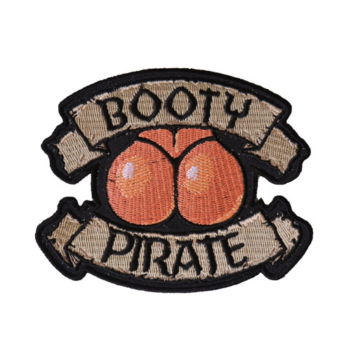 CP 4x3.25 Inch Booty Pirate Patch