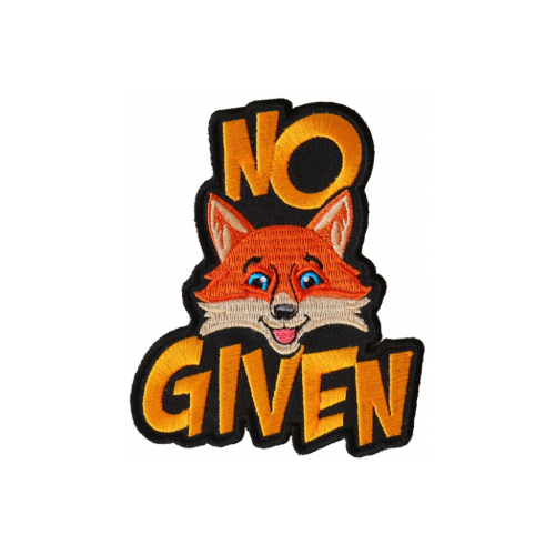 No Fox Given Funny Patch 