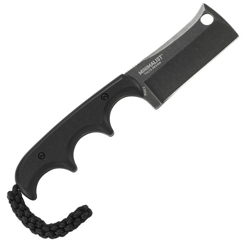 Fixed Knife Minimalist Cleaver Blackout