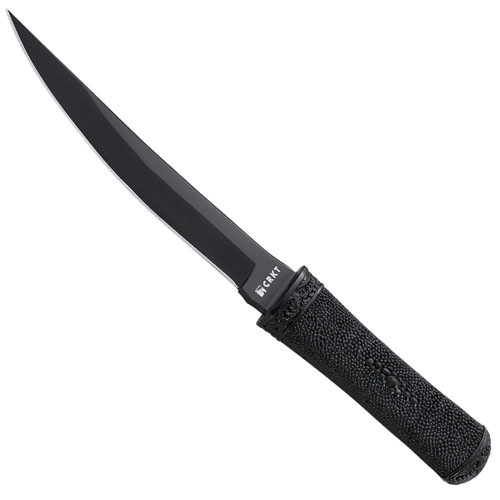 Hissatsu EDP Finish Plain Edge Fixed Knife