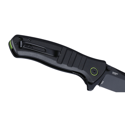 Dextro Folding Knife Black Aluminum Handles 