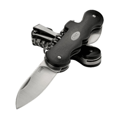 Triple Play Folding Knife w/ Corkscrew