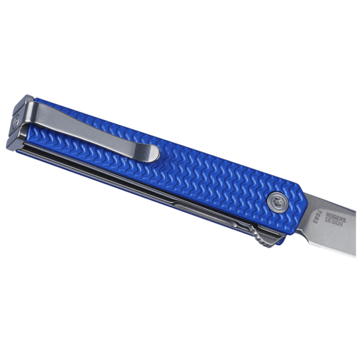 CRKT CEO Microflipper Knife Blue 12C27 Steel