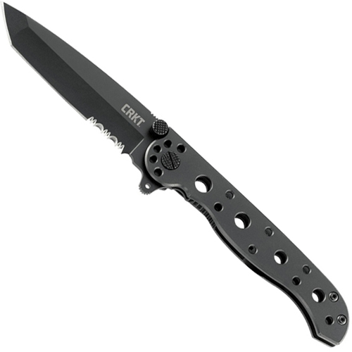 M16 Tanto 3 Inch Half Serrated Blade Folding Knife