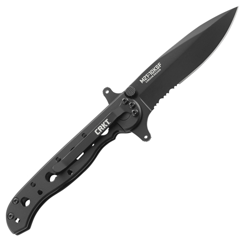 M21-10KSF Triple Point Serrations Folder Knife