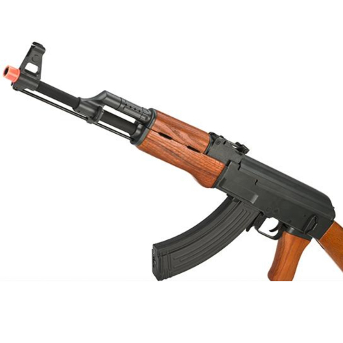 AK47 CYMA Real Wood Blowback Airsoft Rifle