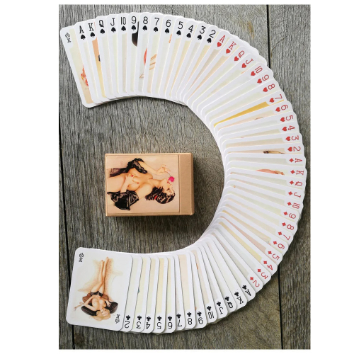 Vintage Sexy Pinup Playing Card Stickers