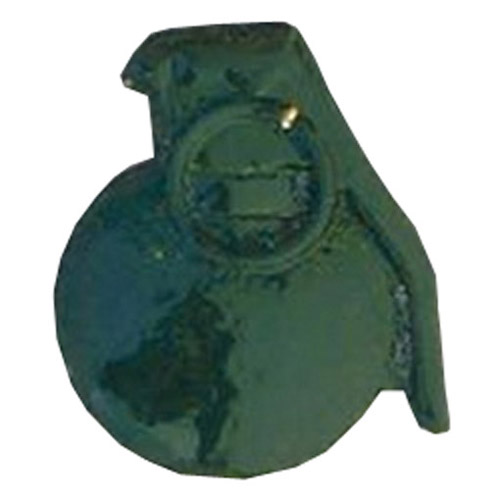 Eagle Emblems Baseball Grenade Pin - 1 Inch