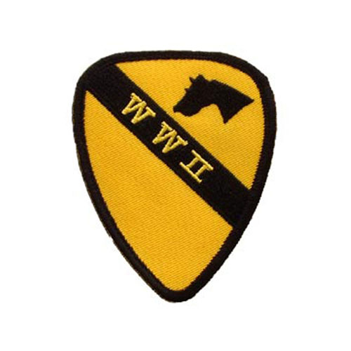 3 1/2 Inch WWII 001ST Logo Patch