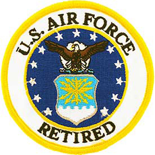 Patch-Usaf Logo Retired