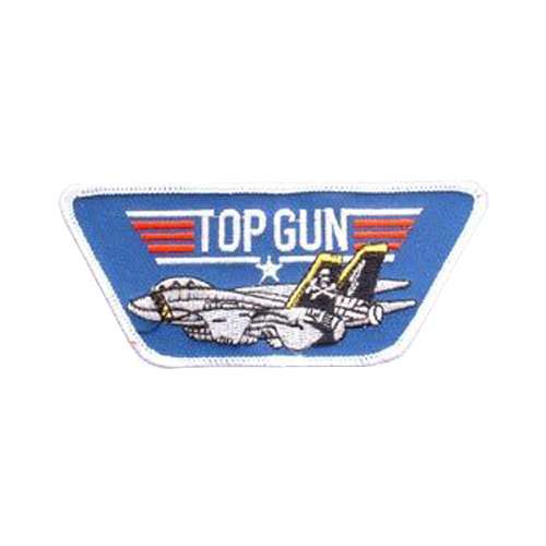 USN Top Gun With Jet Patch