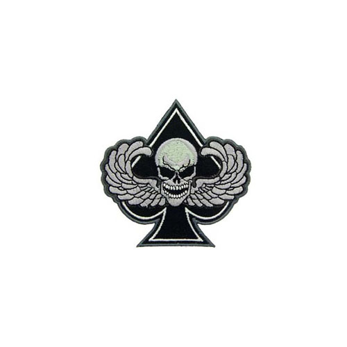Black And White Patch Death Wing Spade