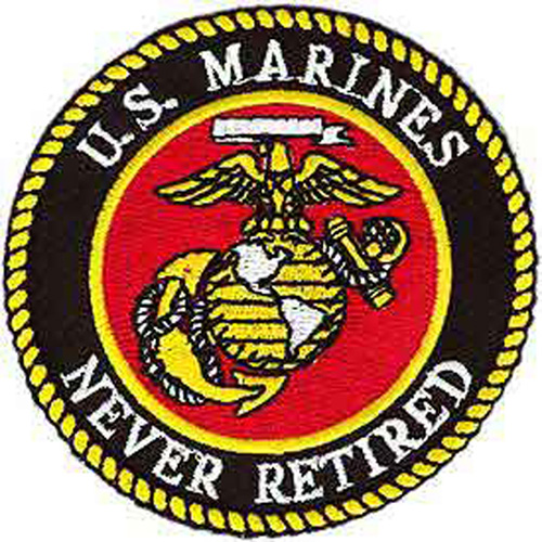 Patch-Usmc Logo Never Ret