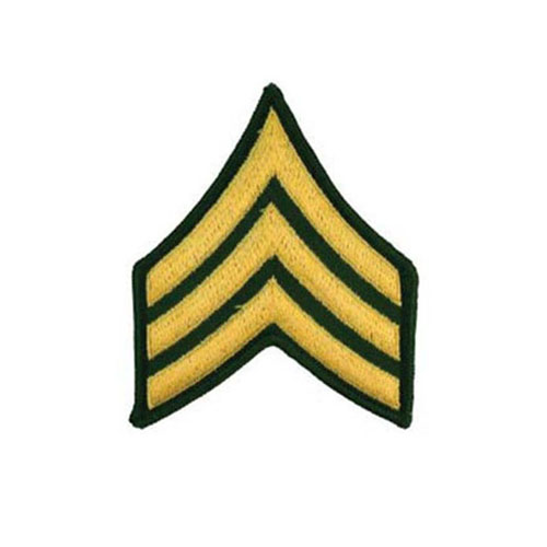 Patch Army E5 SGT Pair Dress Green