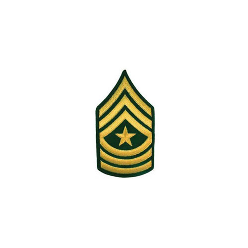 Patch Army E9 SGT Major Pair Dress Green