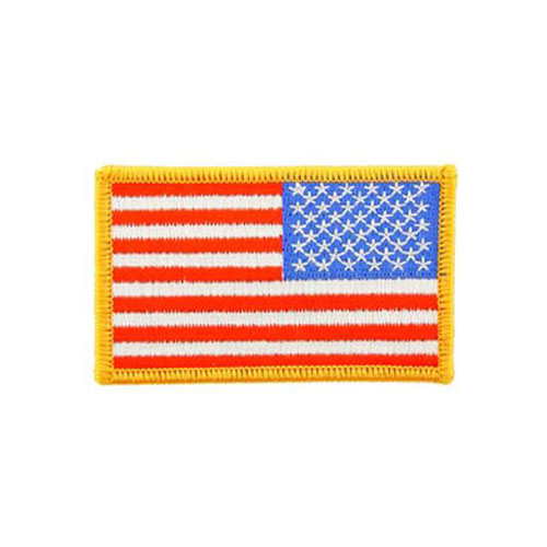 Patch-Flag USA Rectangle Gold