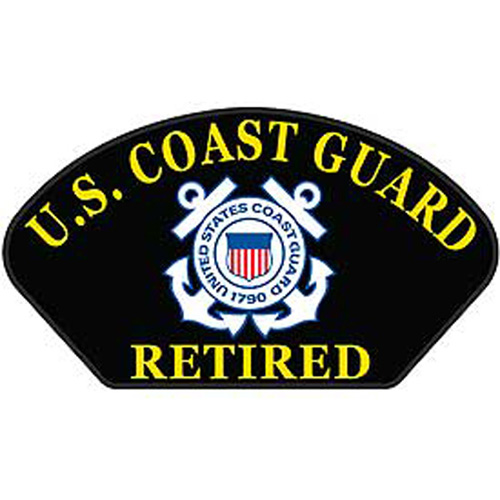 Patch-Uscg Hat Logo Ret