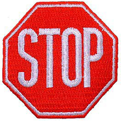 Patch-Stop Sign