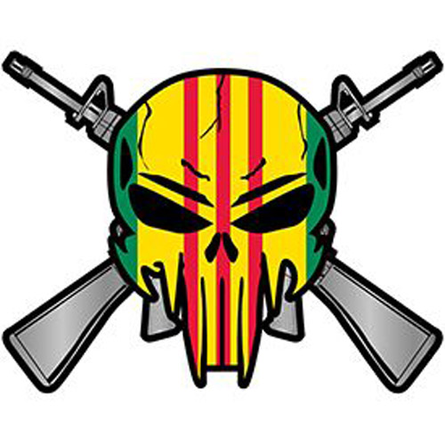 Eagle Emblem Viet Sniper Skull & Rifles Patch