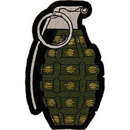 Patch - Hand Grenade 4 Inch
