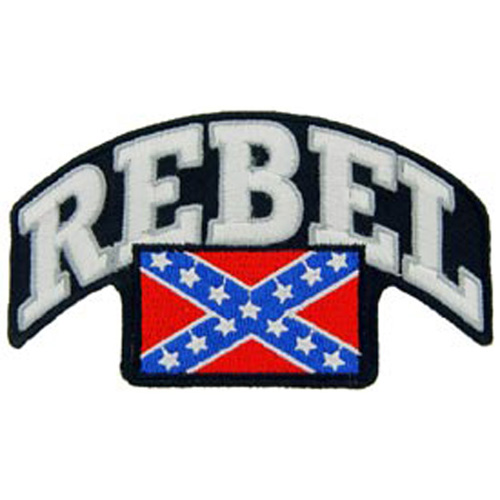 Patch-Rebel Flag W/Script