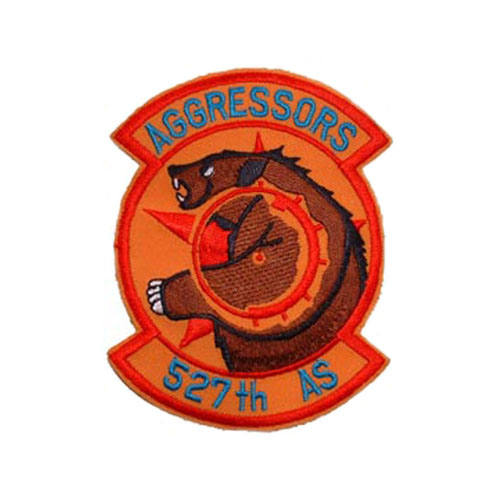3 1/2 Inch USAF Aggressors 52th AS Patch