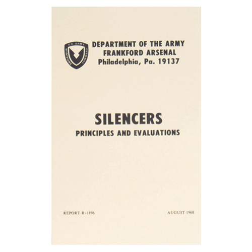 Military Issue Field Manual - Silencers