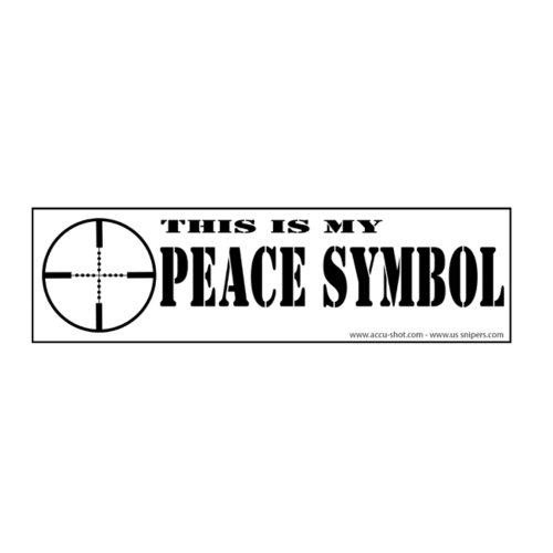 Bumper Sticker - This is My Peace Symbol