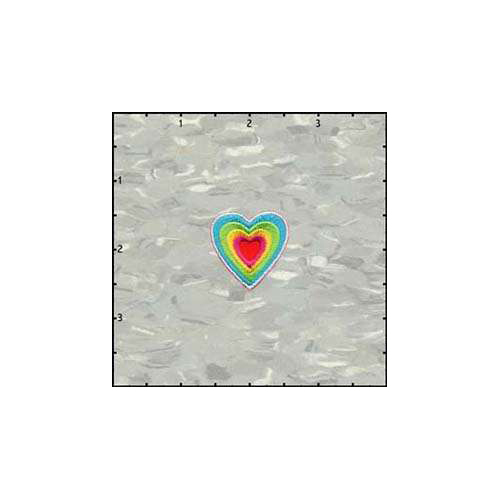 Fuzzy Dude Heart Multi Coloured