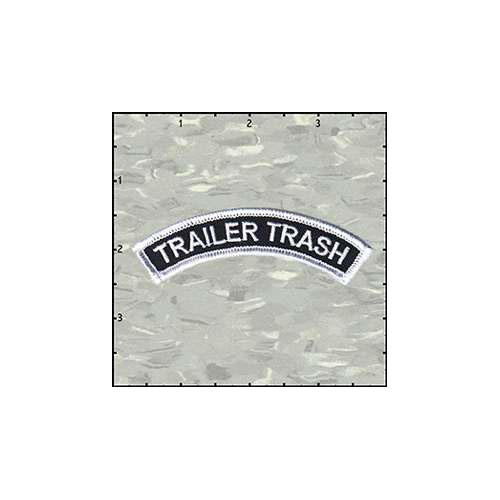 Name Tag Arc Trailer Trash Patch