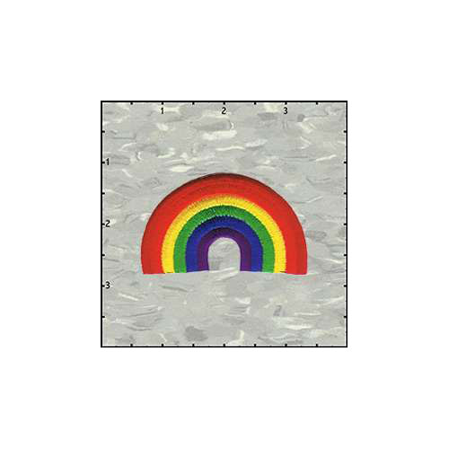 Rainbow 2.5 Inches Patch