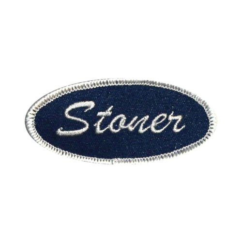 Name Tag Stoner Patch