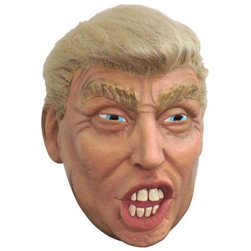 Trump with Hair Costume Mask