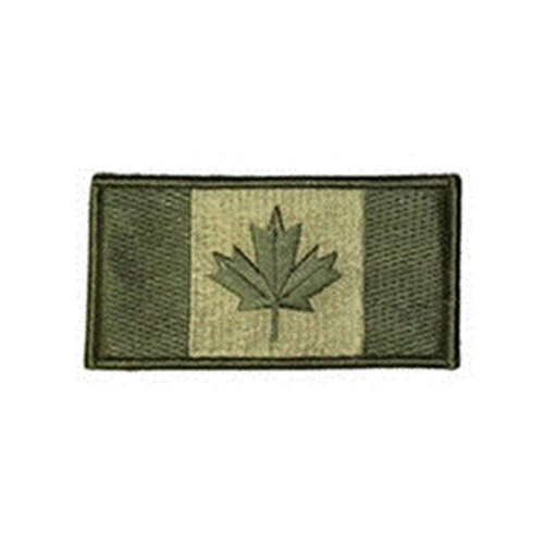 Small Olive Canada 2 x 1 Inch Patch Iron On