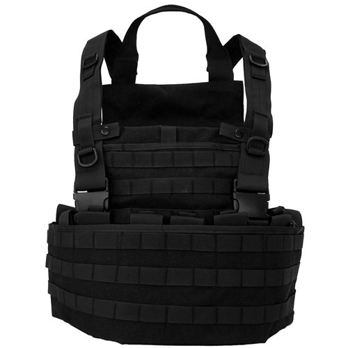Tactical Chest Rig - Black | Camouflage.ca