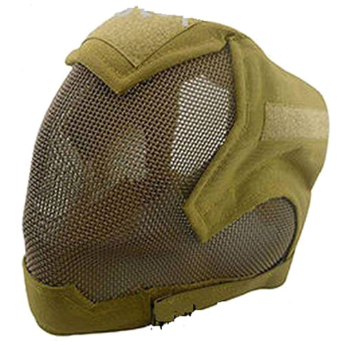 V6 Strike Military War Safety Tan Face Mesh Airsoft Mask Camouflage.ca