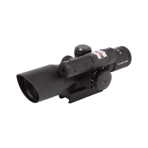 2.5-10x40 Riflescope with Green Laser