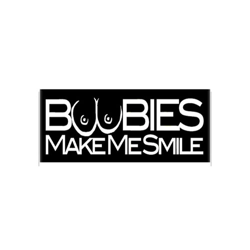 Sticker - Buubies make me smile