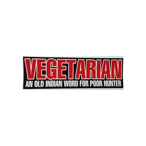 Vegetarian and Old Indian Word Sticker