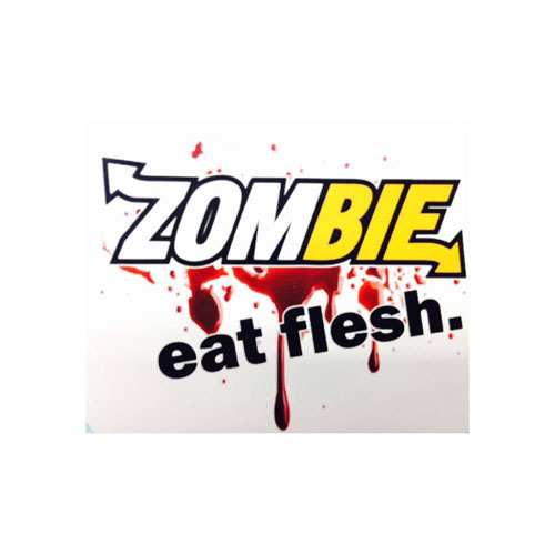 Zombie Eat Flesh Sticker