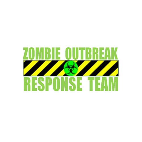 Zombie Outbreak Response Team Sticker - One size