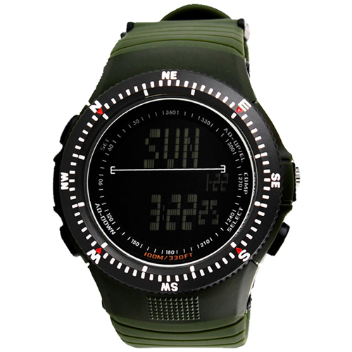 Military Style Watch - Olive Drab