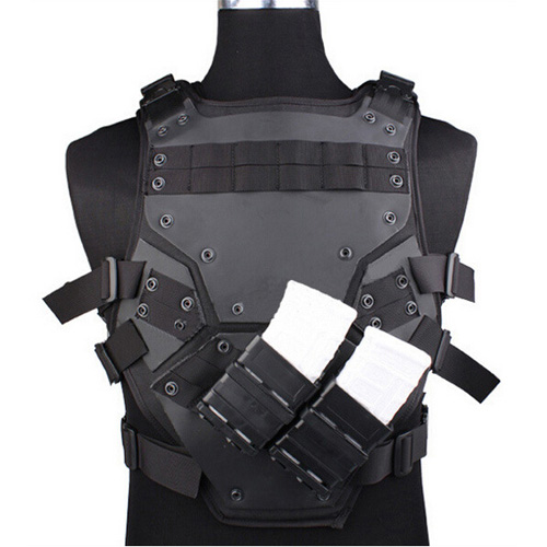 PVC Combat Vest Black