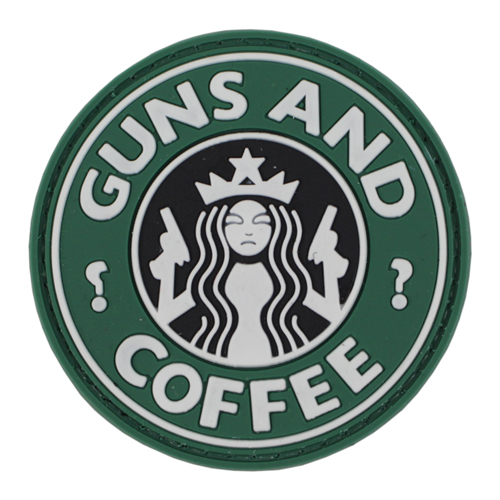 Starbucks Guns and Coffee PVC Patch