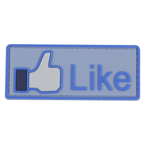 Facebook Thumbs Up Like PVC Patch