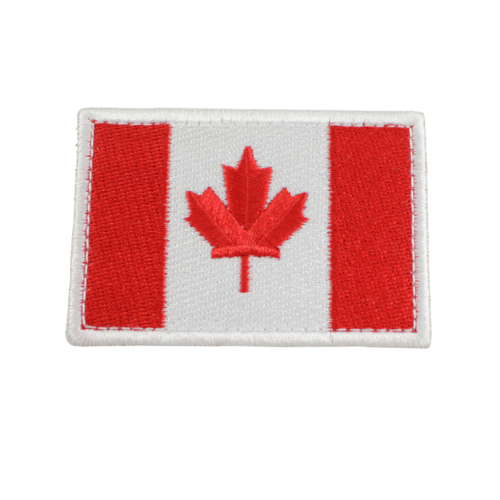 Embroidery Canadian Flag Patch